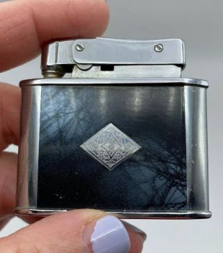 Continental Thinlite Pocket Cigarette Lighter Vintage Collectible Antique Chrome