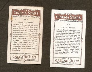 baby peggy CARD VINTAGE 1926 GALLAHER CINEMA STARS GREAT PHOTO 2