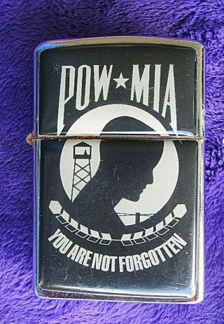 Cigarette Lighter,  Pow Mia You Are Not Forgotten Dr 4