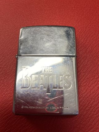 Vintage Silver " The Beatles " Zippo Lighter