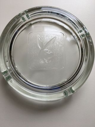 Authentic Vintage Playboy Glass Ashtray In 1978 2