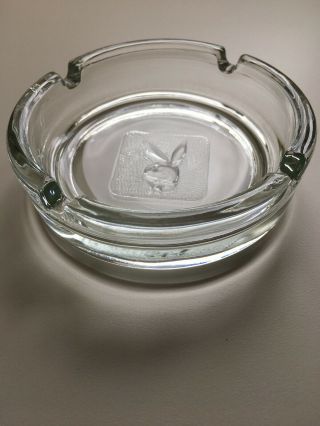 Authentic Vintage Playboy Glass Ashtray In 1978 3
