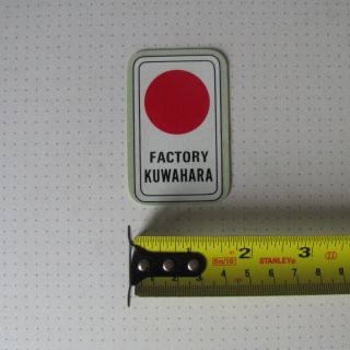 Kuwahara Old Mid School Vintage Freestyle Bmx Decal Sticker Nos Oldschool
