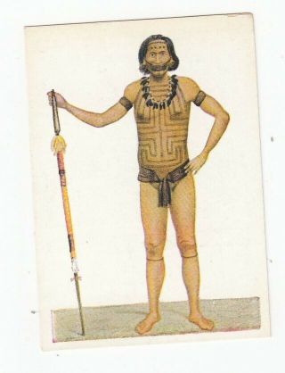 1932 Ethnic Peoples Card Apiaka Indians Apiacá Apiaká Mato Grosso,  Brazil