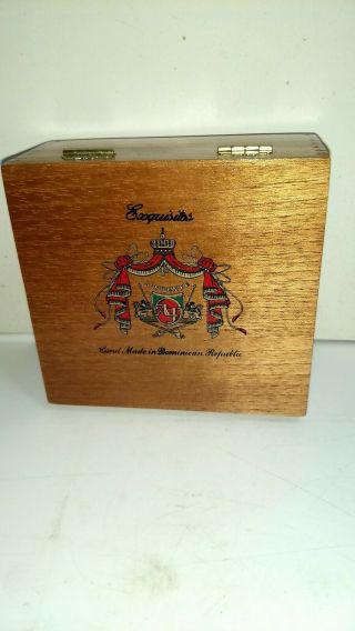 Exquisitos Arturo Fuente Cigar Box - 6 X 5.  5 X 2.  75 Inches