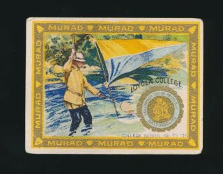 1910 T51 Murad College Series (101 - 125) - Loyola College (fly Fishing Scene)