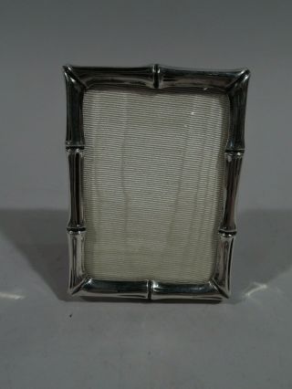 Tiffany Frame - Picture Photo Small Novelty Bamboo - American Sterling Silver