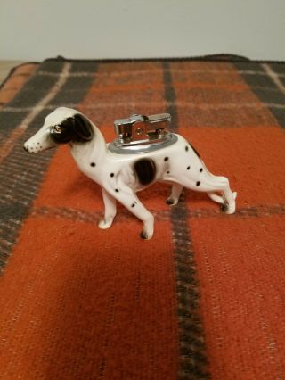 1964 Japan Dog Lighter Porcelain Vintage