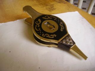 Vintage Table Cigarette Lighter In The Form Of Hand Bellows 1950s - 1960s.