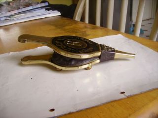 Vintage Table cigarette lighter in the form of hand bellows 1950s - 1960s. 2