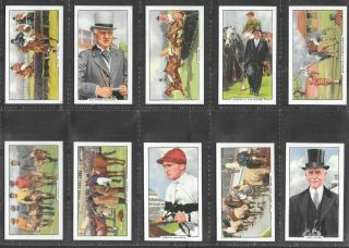 GALLAHER 1938 INTERESTING (SPORTS) FULL 48 CARD SET  RACING SCENES 2
