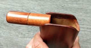 Wooden 2 Tube Cigar Case Humidor for Men - 7inch 3