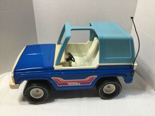 Tonka Bronco 835tr Large Blue T - Top 1970s Vintage Toy