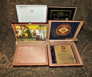 Diamond Crown Partagas & More Wooden Cigar Boxes Purses Crafts Storage