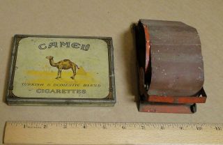 Vintage Camel Tin For 50 Cigarettes,  Brown & Williamson Cigarette Roller