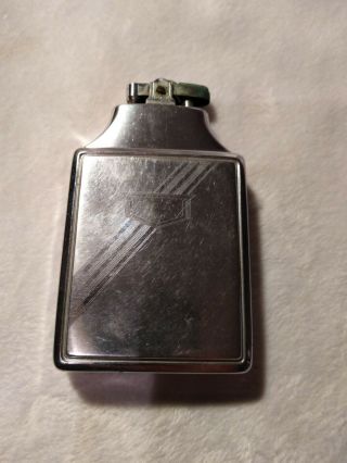 Vintage Ronson Mastercase Silver Tone Lighter And Cigarette Case.