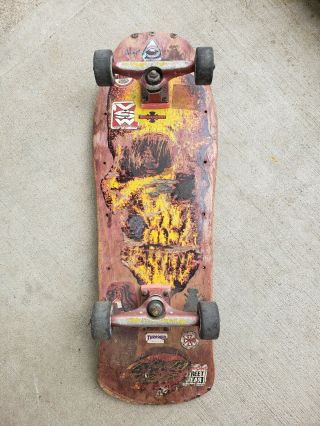 Santa Cruz Street Creep Complete Vintage 1989 Skateboard Rare