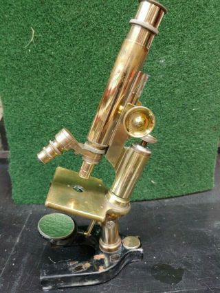 Antique Bausch & Lomb Optical Co.  Brass Microscope