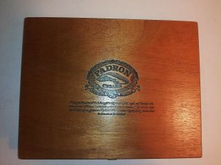 Padron Cigar Box - Wood Executive