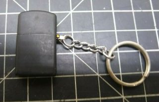 Classic Iron - Mini Lighter Keychain - Knucklehead Motorcycle - Black 2