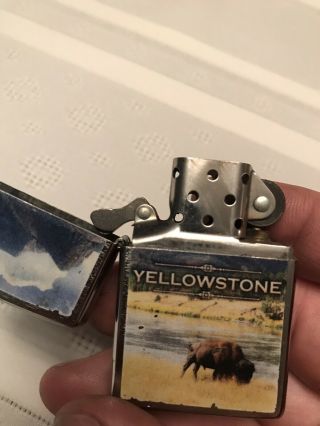 ZIPPO GRAZING BISON AT YELLOWSTONE NATIONAL PARK Limited Lighter 2