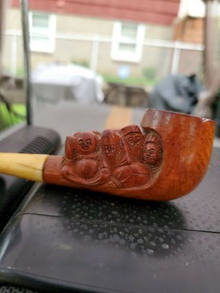 Vintage Hand Carved Smoking Pipe 2
