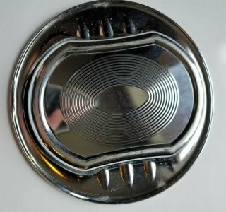 Old silver metal ashtray 3