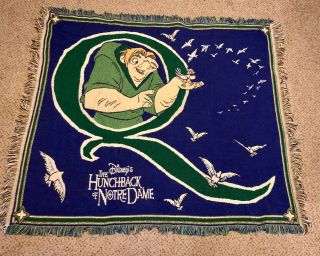 Vintage Disney The Hunchback Of Notre Dame - Quasimodo Beacon Throw Blanket