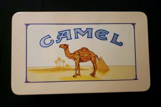 Vintage Camel Cigarettes Collectors Tin With 50 Pack Of Camel Matches