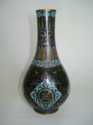 Very Fine Antique Chinese CloisonnÉ Bottle Vase Republic Period