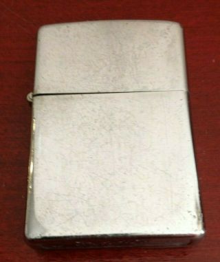 Collectible Vintage 1977 Chrome Zippo Lighter.  Made In Usa