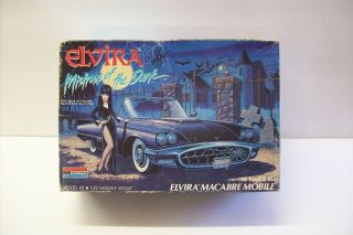 Vintage Monogram Elvira Mcabre Mobile,  1/24 Scale,  Complete,  Please Read,  1988