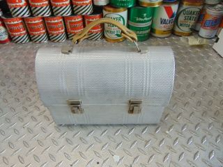 Vintage American Thermos V Aluminum Dome Top Lunch Box Bucket Pail ??
