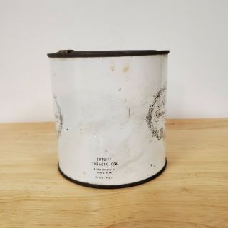 Vintage Sutliff Tobacco Company Tin 8 oz - White 2