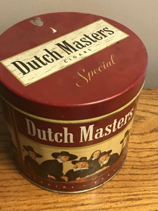 Vintage Dutch Masters Special Red Cigar Advertising Tobacco Empty Tin Rare