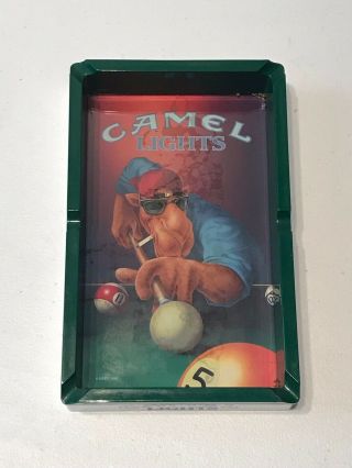 Vintage 1992 Joe Camel Lights Cigarette Pool Table Ashtray - 7 - 1/2” Long