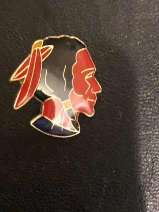 Vintage 1960s Nfl Washington Redskins Old Logo Lapel Pin Rare
