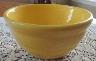 Vintage Bauer Pottery Yellow Gold Small Mixing Bowl Beehive Pattern 36