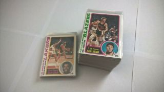1978 - 79 Topps Nba Basketball Complete Set 132 Cards.  All Card Come With Inserts.