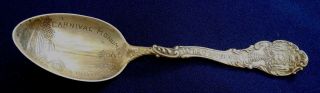 Vintage S Sterling Silver Carnival Monument Milwaukee Wisconsin Souvenir Spoon