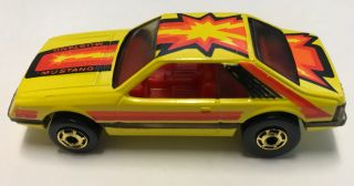 Vintage 1979 Hot Wheels Turbo Mustang - Yellow -