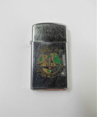 Vintage Zippo Lighter Uss George Washington 598 Engraved Us Navy Military