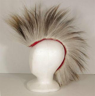 1890s Native American Plains / Sioux Indian Deer / Moose Hair Roach Headdress