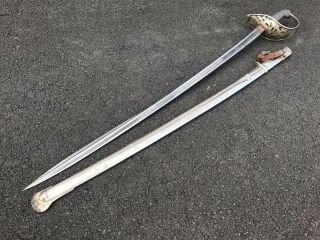 rare antique Sword Swiss Army 39 inch 2
