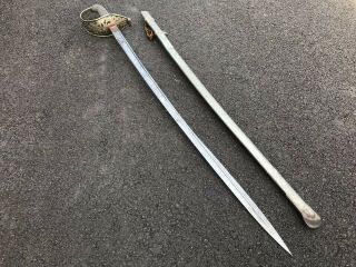 rare antique Sword Swiss Army 39 inch 3