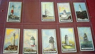 Wills Lighthouses Zealand Issue 1926 - 44 Cards