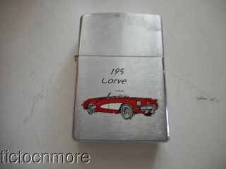 1996 Zippo Lighters Zippo 1957 Chevy Corvette Decal