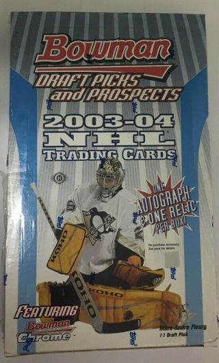 2003 - 04 Bowman Draft Picks And Prospects Factory Hobby Hockey Box