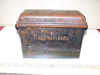 Old Fordson Antique Farm Tractor Spark Buzz Coil Box Hit Miss Engine Oiler