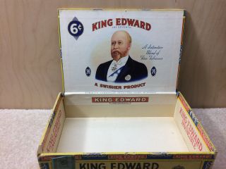 King Edward The Seventh Imperial Mild Tobaccos Cigar Box - Swisher